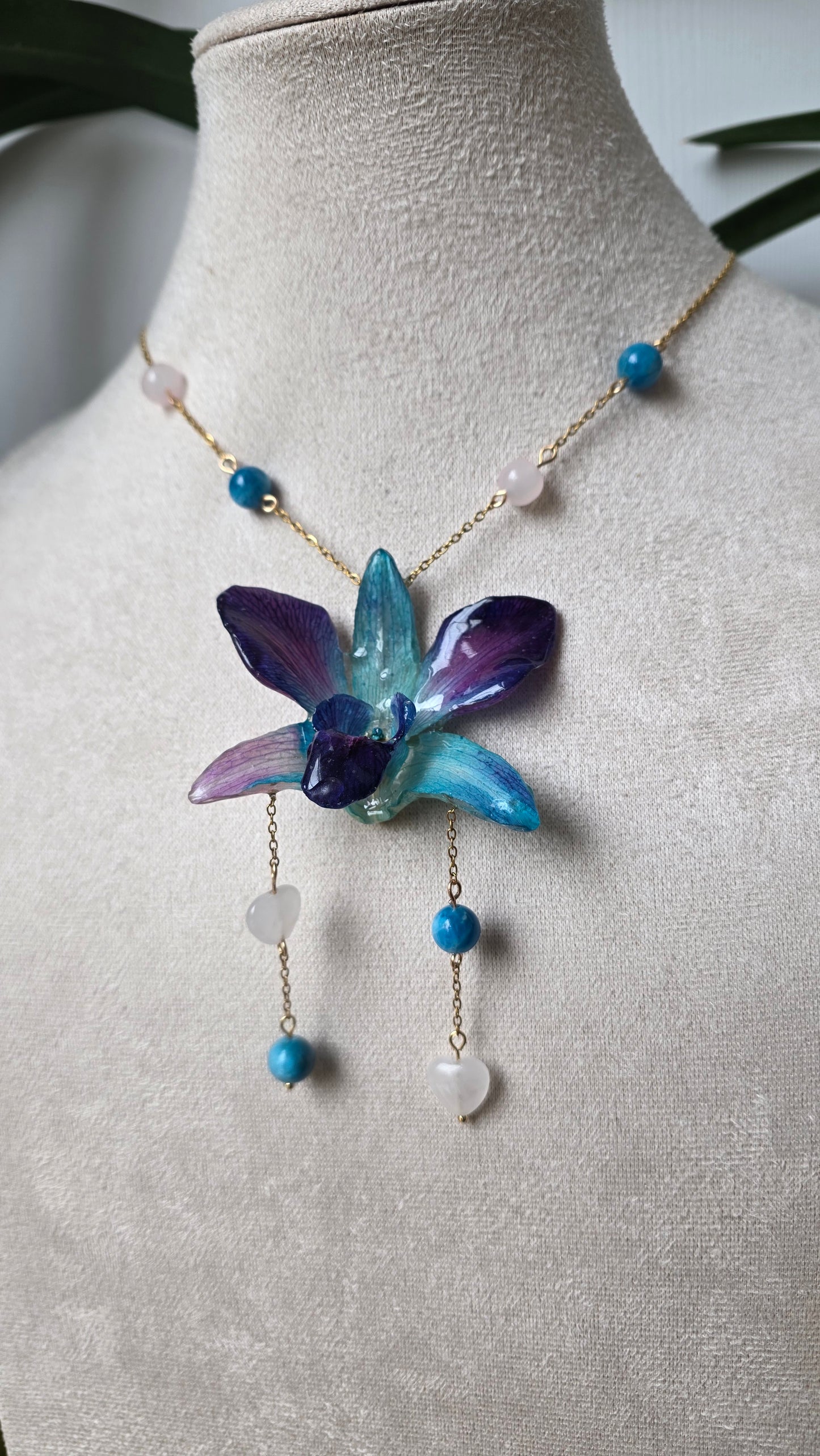 Colgante de orquidea real