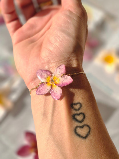 Pulsera plumeria mini