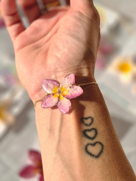Pulsera plumeria mini