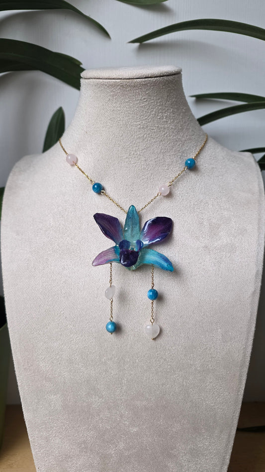 Colgante de orquidea real