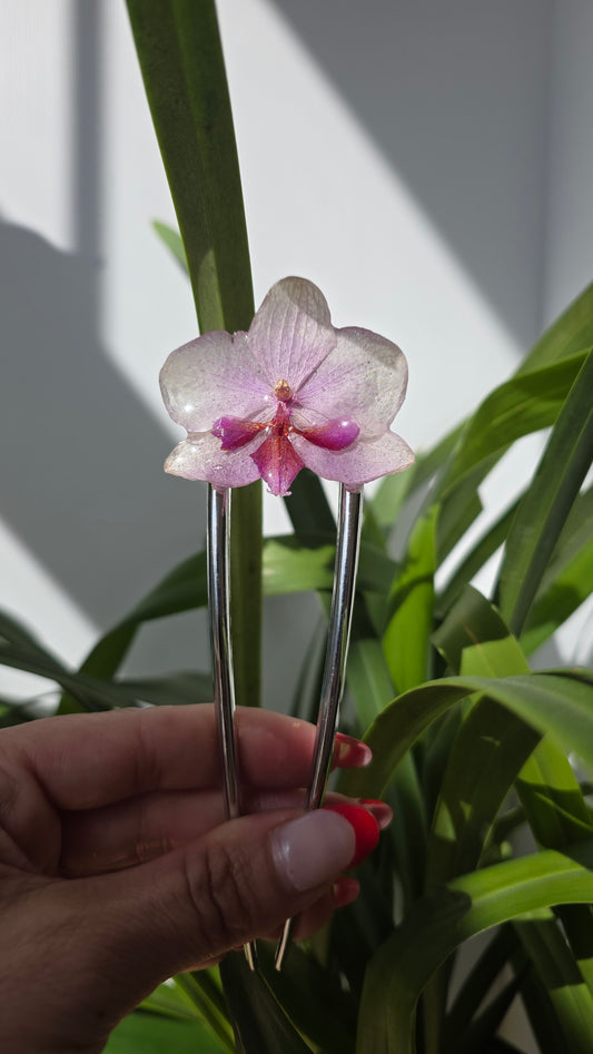 Horquilla de orquidea real