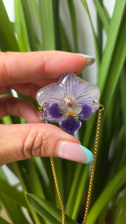 Pulsera regulable orquidea
