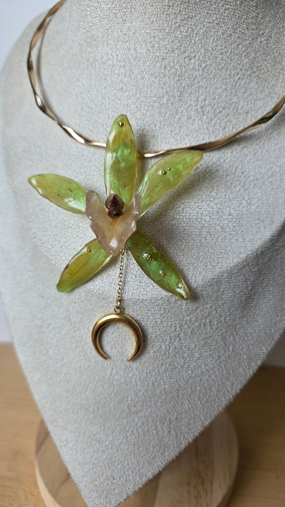 Choker orquidea Cymbidium