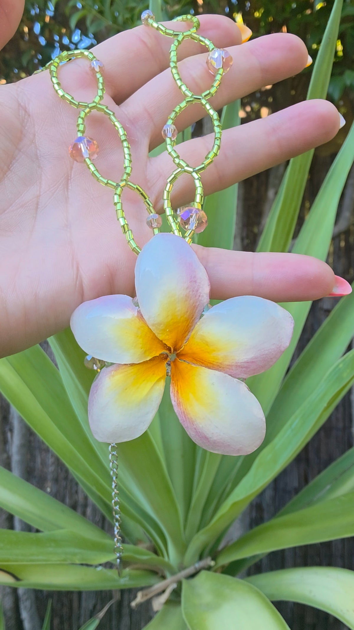 Collar plumeria Puerto Rico