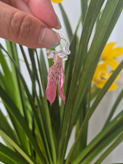 Pendientes Alstromeria