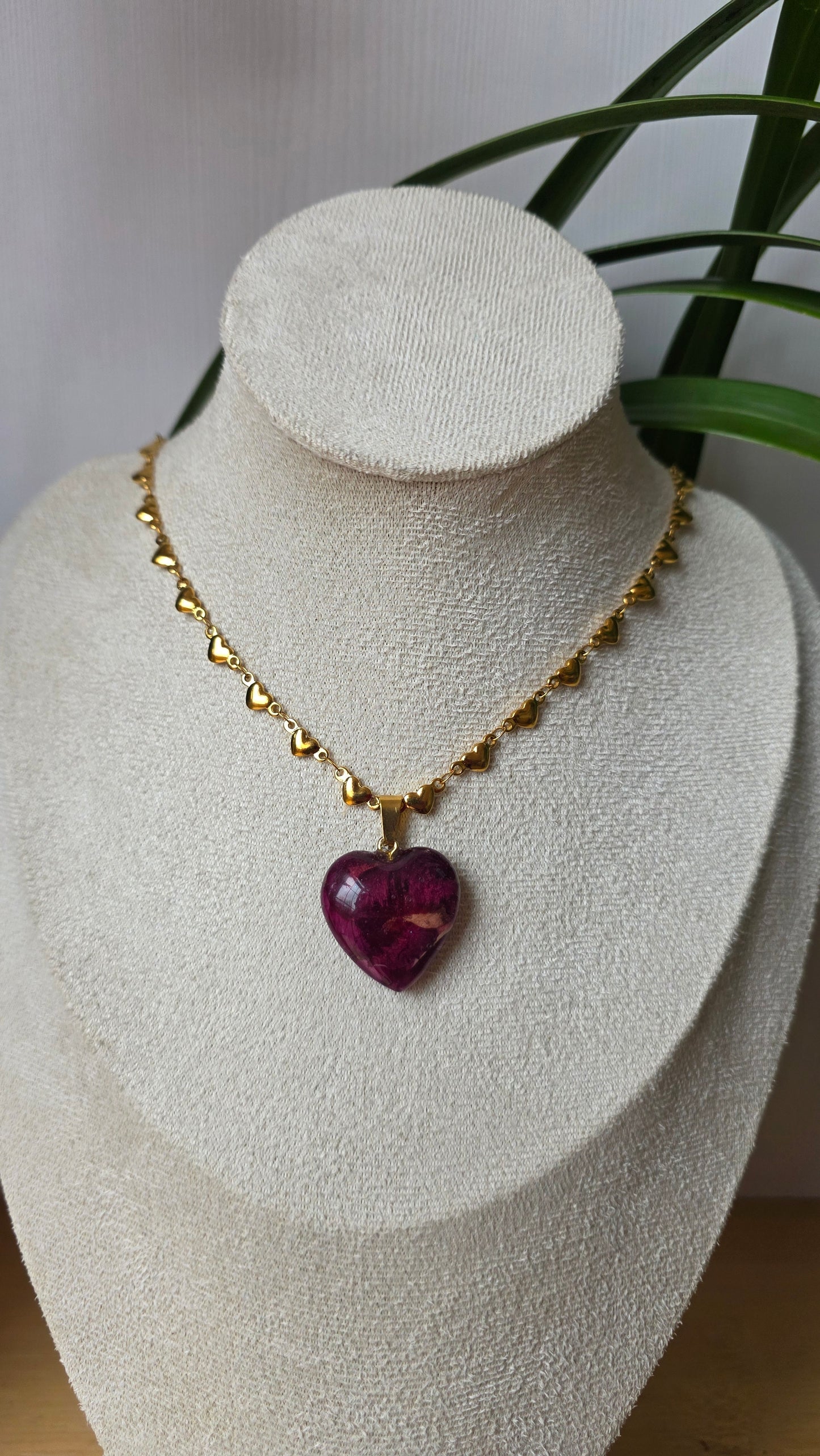 Colgante corazones