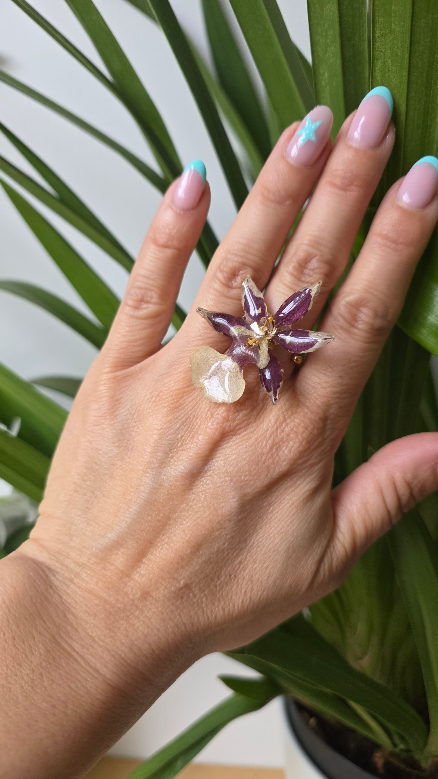 Anillo orquidea Cambria mini