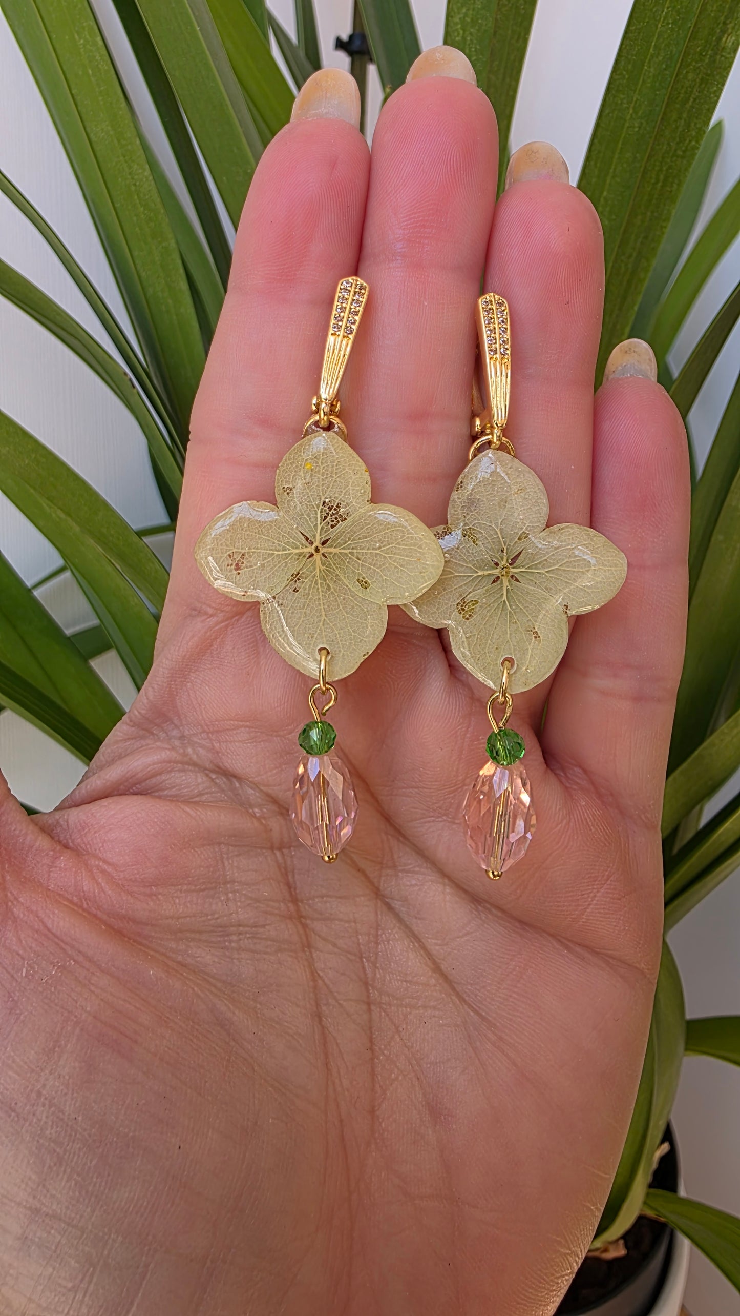 Pendientes de Hortensia