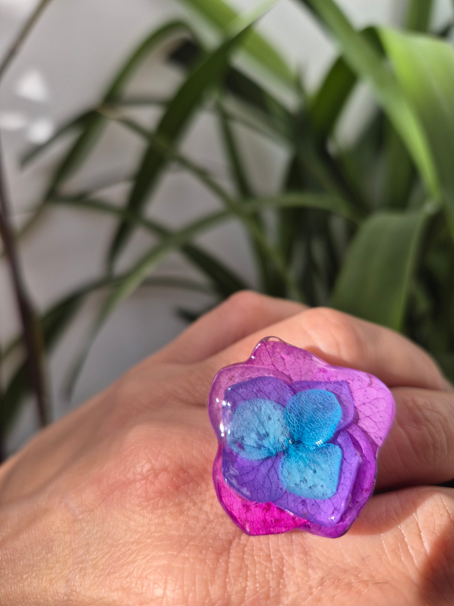 Anillo Hortensias