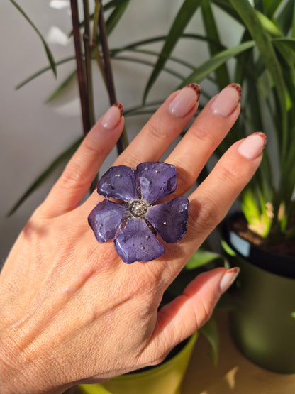 Anillo flor Vinca Menor