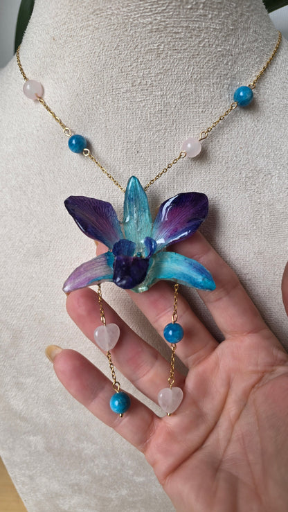 Colgante de orquidea real