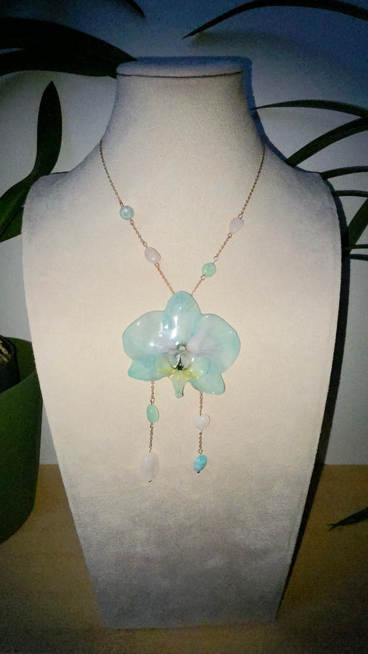 Colgante de orquidea real