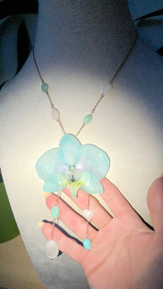 Colgante de orquidea real