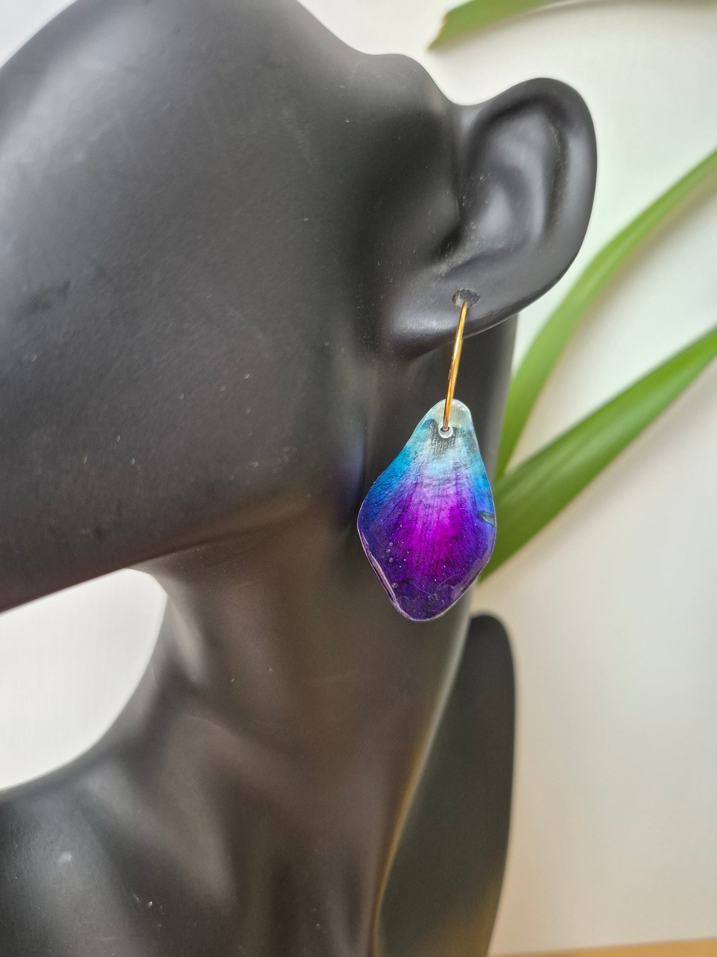 Pendientes petalo Orquidea