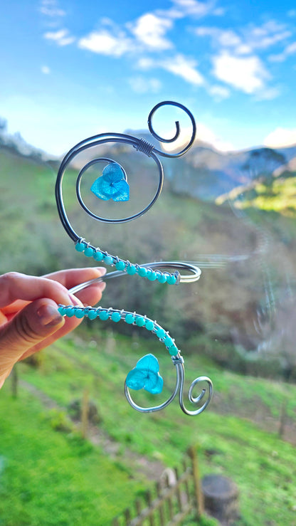 Brazalete con flor natural
