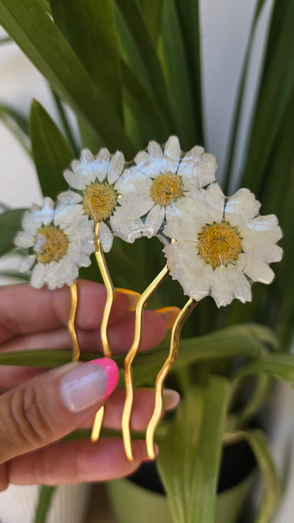 Horquilla Flor de Margaritas