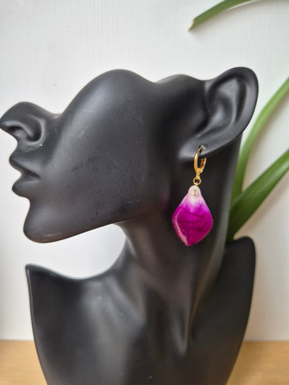 Pendientes petalo Orquidea
