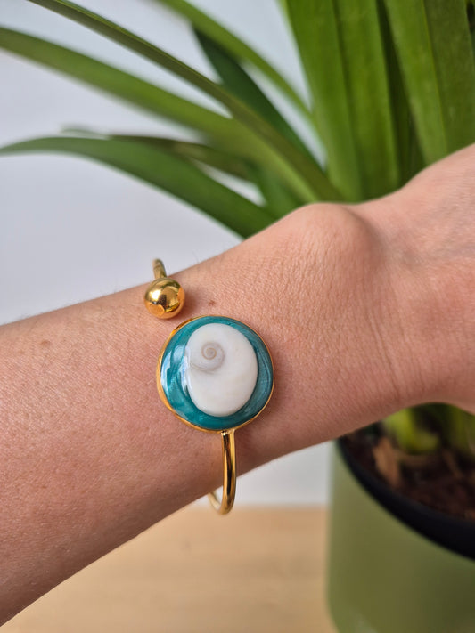 Pulsera marina dorada