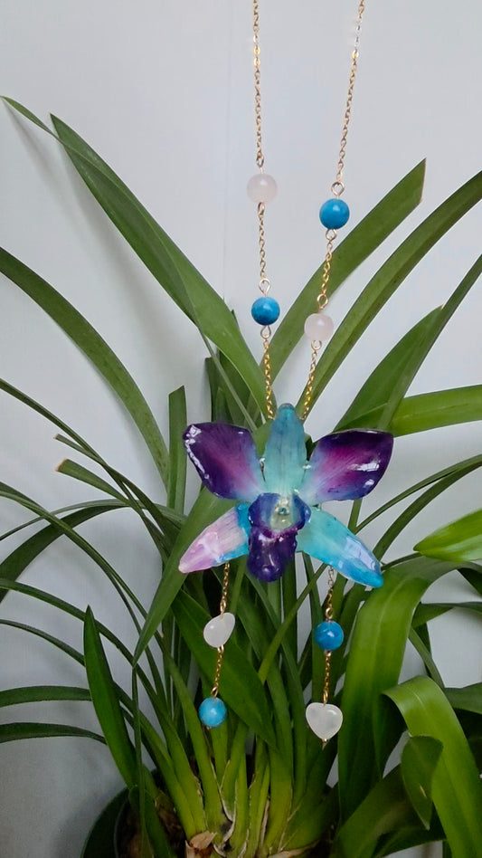 Colgante de orquidea real