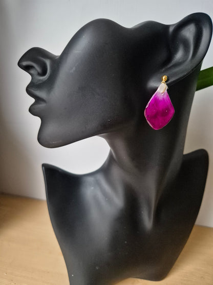 Pendientes petalo Orquidea