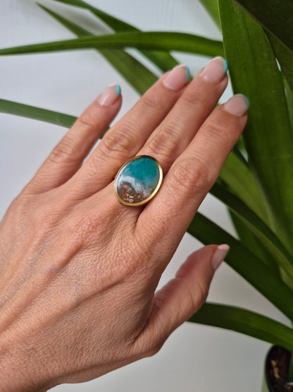 Anillo ajustable marino