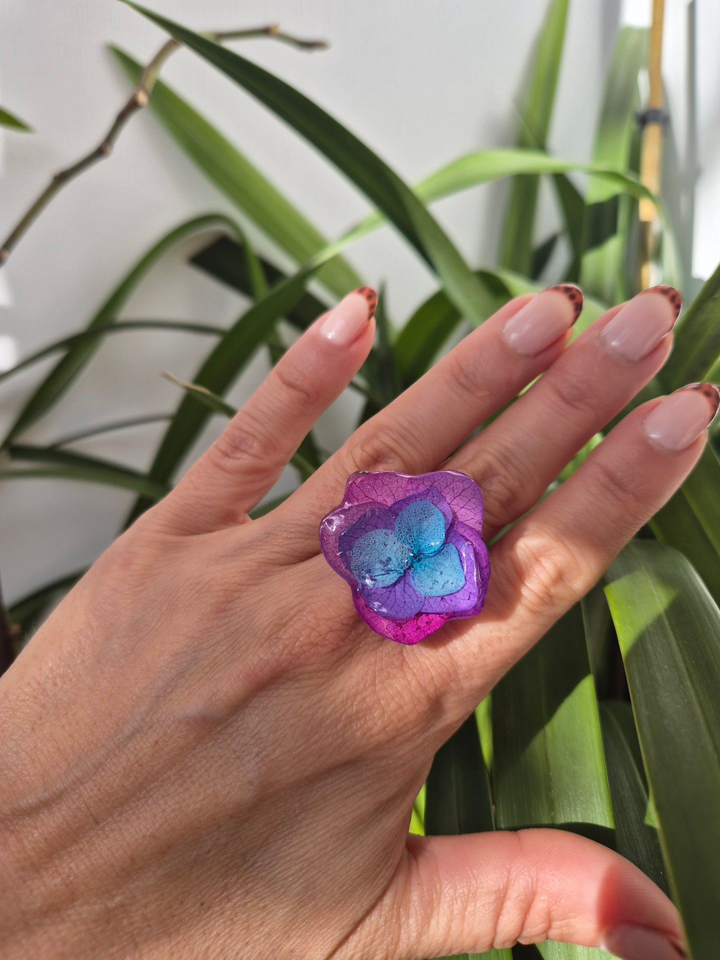 Anillo Hortensias