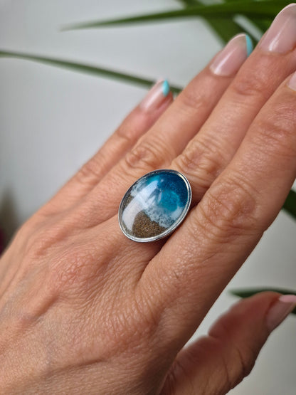 Anillo ajustable marino