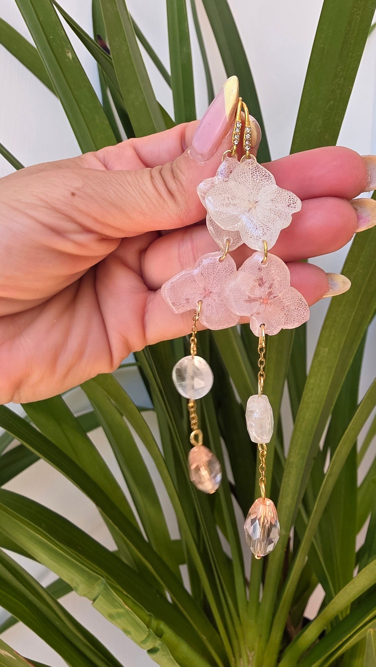 Pendientes de Hortensia