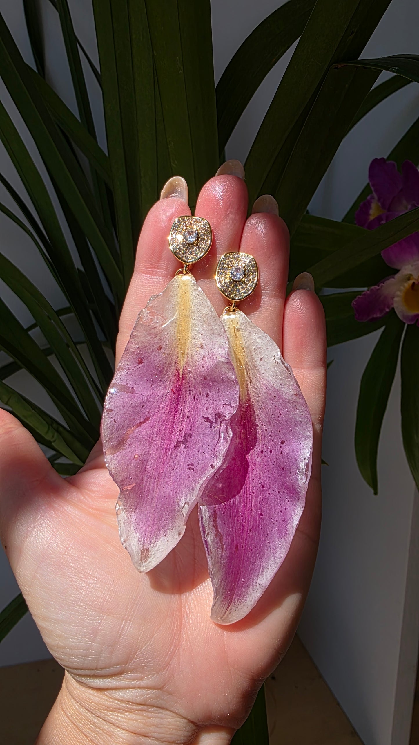 Pendientes de Lirio