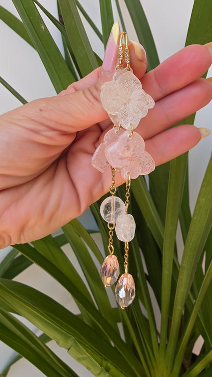 Pendientes de Hortensia