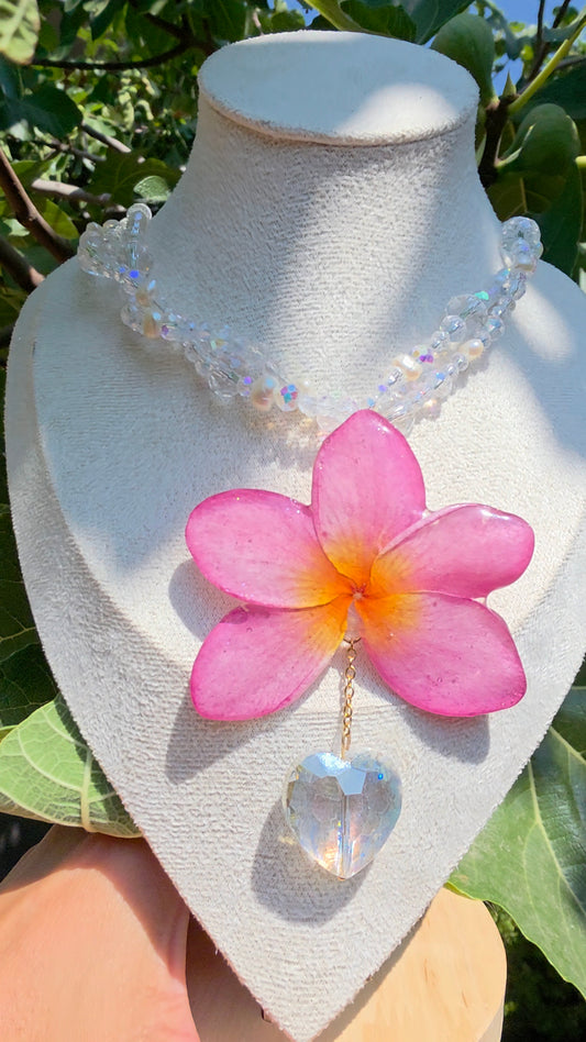 Collar plumeria Eternidad Tropical