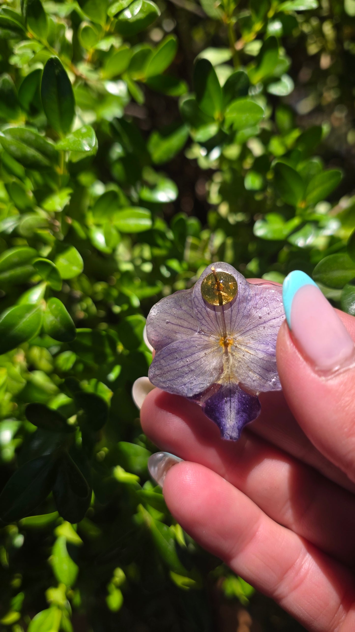 Pendientes orquidea mini