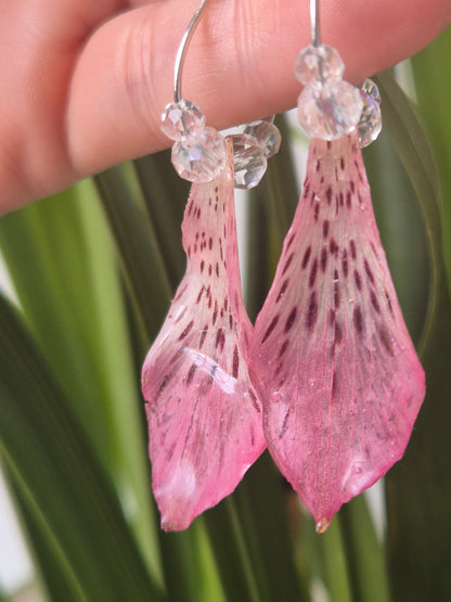 Pendientes Alstromeria