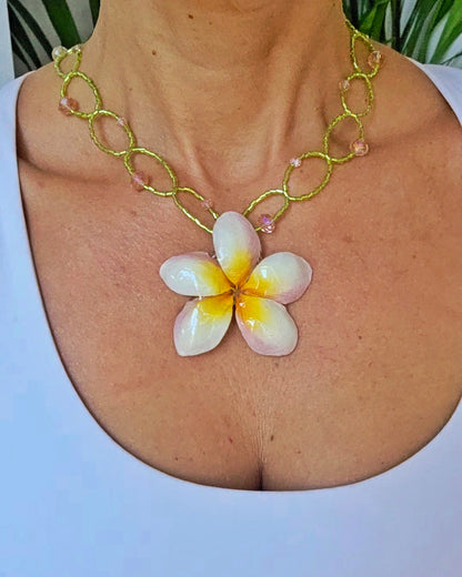 Collar plumeria Puerto Rico