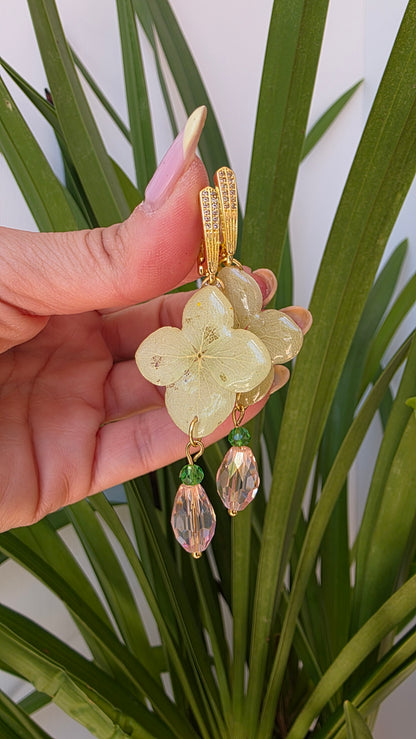 Pendientes de Hortensia