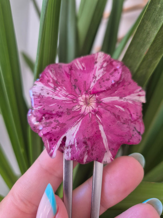 Horquilla flor natural