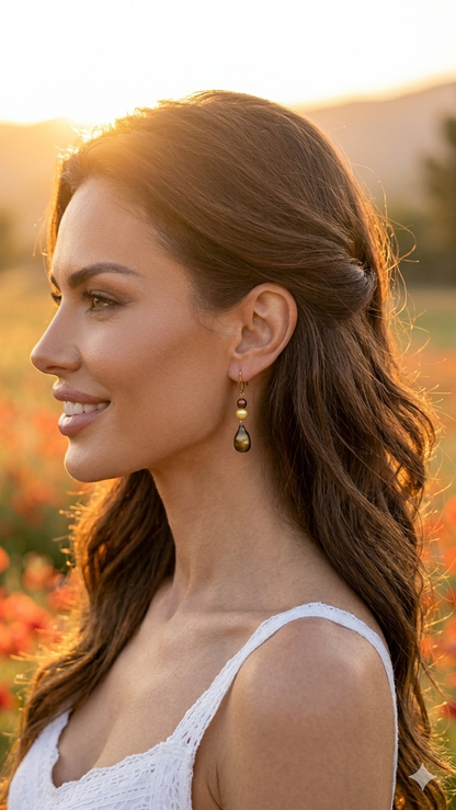 Pendientes corazón de Amapola