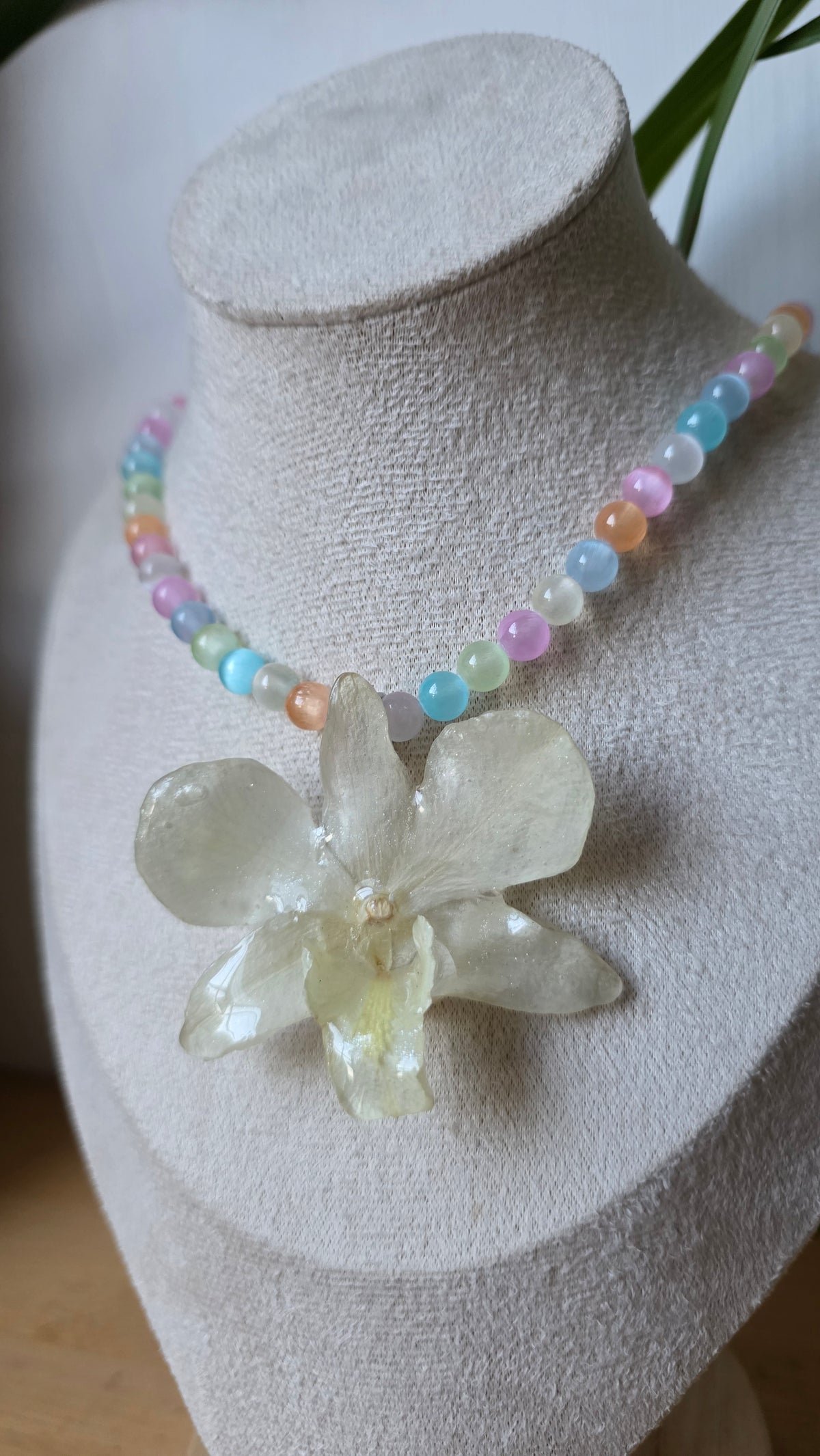 Collar orquidea Dendrobium