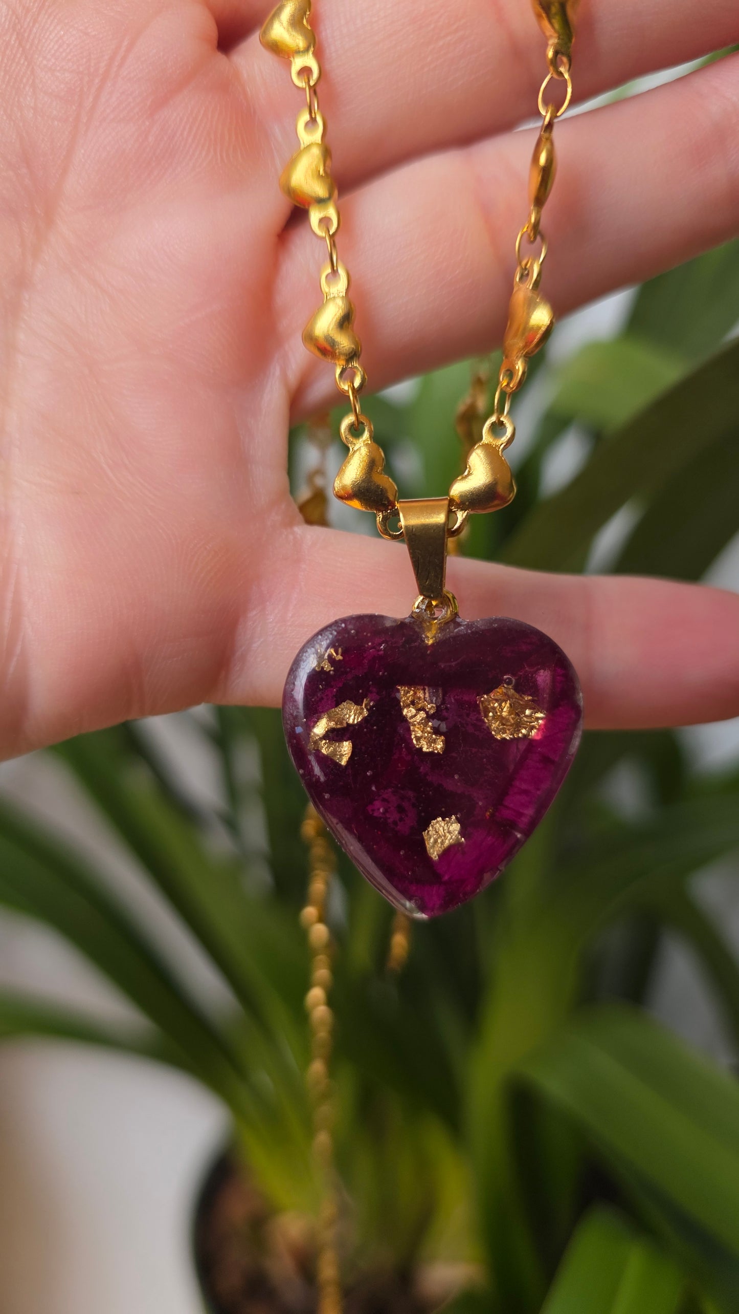 Colgante corazones
