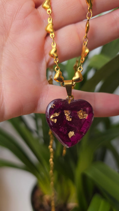 Colgante corazones
