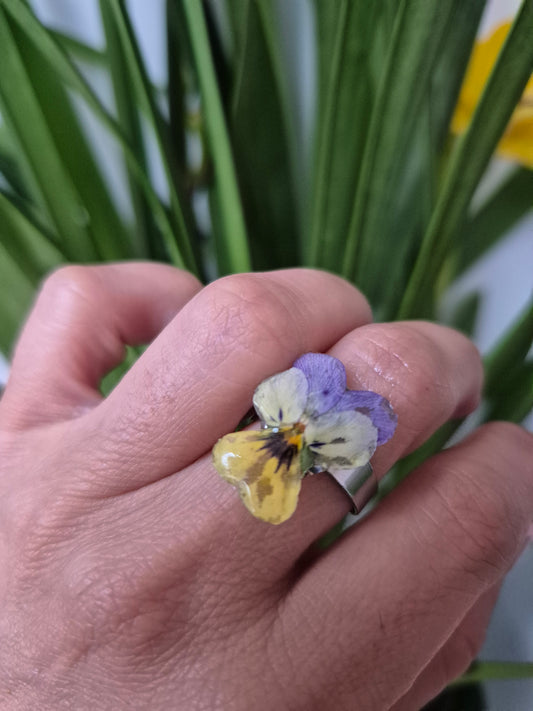Anillo ajustable Pensamiento mini