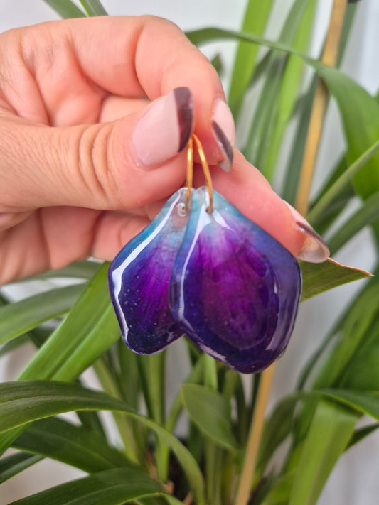 Pendientes petalo Orquidea