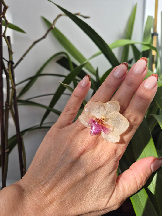 Anillo orquidea